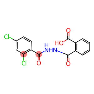 2-{[2-(2,4-dichlorobenzoyl)hydrazino]carbonyl}benzoic acid