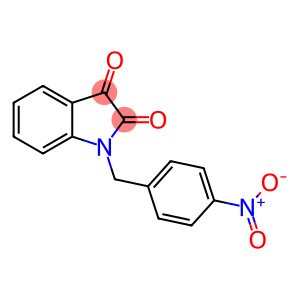 1H-吲哚-2,3-二酮,1-[(4-硝基苯基)甲基]-