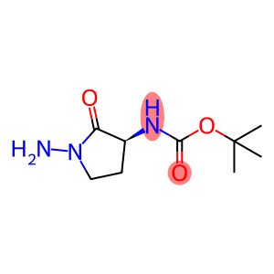 Carbamic acid, [(3S)-1-amino-2-oxo-3-pyrrolidinyl]-, 1,1-dimethylethyl ester