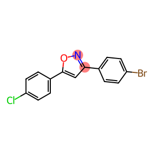 Isoxazole, 3-(4-broMophenyl)-5-(4-chlorophenyl)-