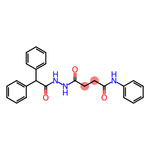 4-[2-(diphenylacetyl)hydrazino]-4-oxo-N-phenylbutanamide