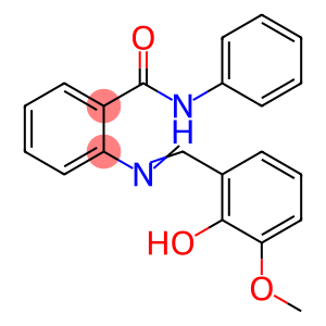 2-[(2-hydroxy-3-methoxybenzylidene)amino]-N-phenylbenzamide
