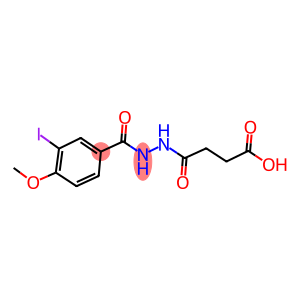 4-[2-(3-iodo-4-methoxybenzoyl)hydrazino]-4-oxobutanoic acid