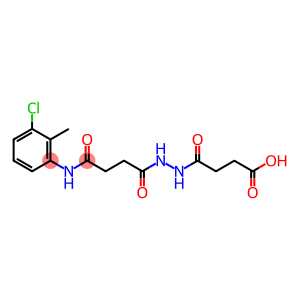 4-(2-{4-[(3-chloro-2-methylphenyl)amino]-4-oxobutanoyl}hydrazinyl)-4-oxobutanoic acid