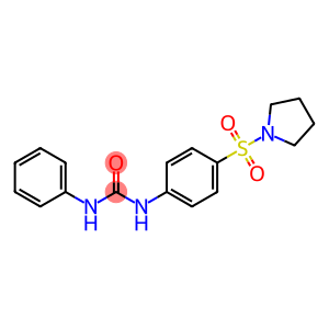 N-phenyl-N'-[4-(1-pyrrolidinylsulfonyl)phenyl]urea