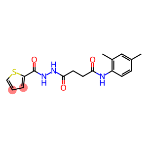 N-(2,4-dimethylphenyl)-4-oxo-4-[2-(2-thienylcarbonyl)hydrazino]butanamide