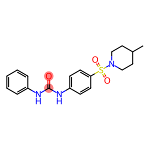 N-{4-[(4-methyl-1-piperidinyl)sulfonyl]phenyl}-N'-phenylurea