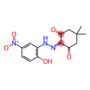 2-[(2-hydroxy-5-nitrophenyl)hydrazono]-5,5-dimethyl-1,3-cyclohexanedione