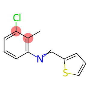 (3-chloro-2-methylphenyl)(2-thienylmethylene)amine