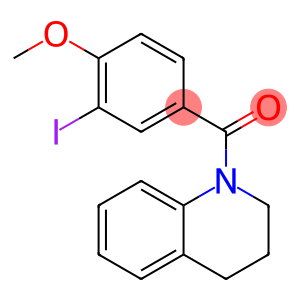 1-(3-iodo-4-methoxybenzoyl)-1,2,3,4-tetrahydroquinoline