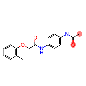 N-{4-[acetyl(methyl)amino]phenyl}-2-(2-methylphenoxy)acetamide