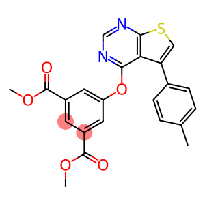 dimethyl 5-{[5-(4-methylphenyl)thieno[2,3-d]pyrimidin-4-yl]oxy}isophthalate