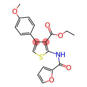 ethyl 2-(2-furoylamino)-4-(4-methoxyphenyl)thiophene-3-carboxylate