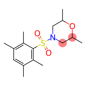 2,6-dimethyl-4-[(2,3,5,6-tetramethylphenyl)sulfonyl]morpholine