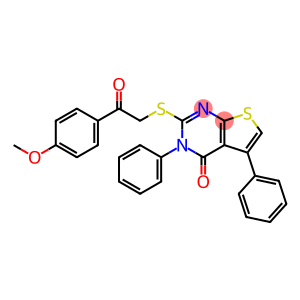 2-{[2-(4-methoxyphenyl)-2-oxoethyl]sulfanyl}-3,5-diphenylthieno[2,3-d]pyrimidin-4(3H)-one