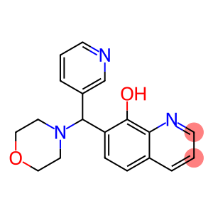 8-Quinolinol, 7-(4-morpholinyl-3-pyridinylmethyl)-