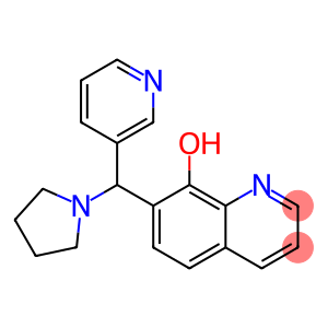 7-(吡啶-3-基(吡咯烷-1-基)甲基)喹啉-8-醇