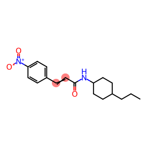 3-(4-NITROPHENYL)-N-(4-PROPYLCYCLOHEXYL)-2-PROPENAMIDE