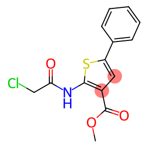 2-(2-氯乙烷酰基氨基)-5-苯基-噻吩-3-甲酸甲酯