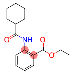 2-(cyclohexanecarbonylamino)benzoic acid ethyl ester