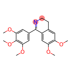 Isoquinoline,3,4-dihydro-6,7-dimethoxy-1-(3,4,5-trimethoxyphenyl)-