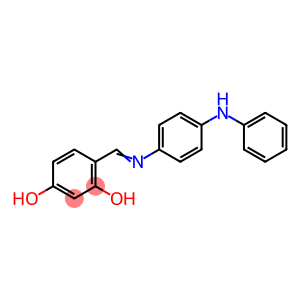 4-{[(4-anilinophenyl)imino]methyl}-1,3-benzenediol