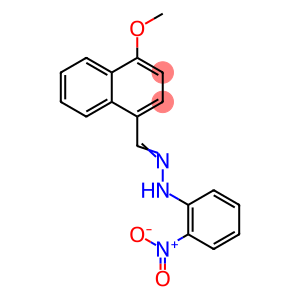 1-[(4-methoxy-1-naphthyl)methylene]-2-(2-nitrophenyl)hydrazine