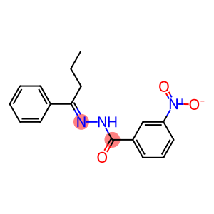 3-nitro-N'-(1-phenylbutylidene)benzohydrazide