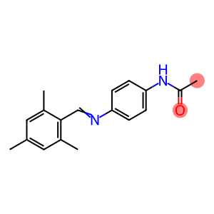 N-{4-[(mesitylmethylene)amino]phenyl}acetamide