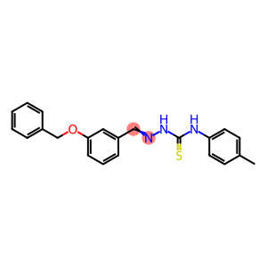 Hydrazinecarbothioamide, N-(4-methylphenyl)-2-[[3-(phenylmethoxy)phenyl]methylene]-