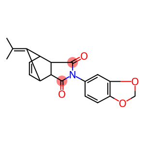 4-(1,3-benzodioxol-5-yl)-10-(1-methylethylidene)-4-azatricyclo[5.2.1.0~2,6~]dec-8-ene-3,5-dione