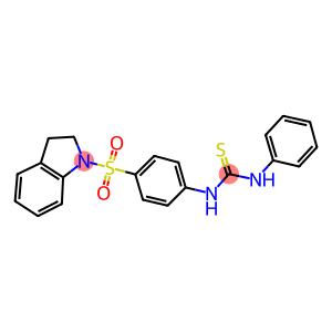 N-[4-(2,3-dihydro-1H-indol-1-ylsulfonyl)phenyl]-N'-phenylthiourea