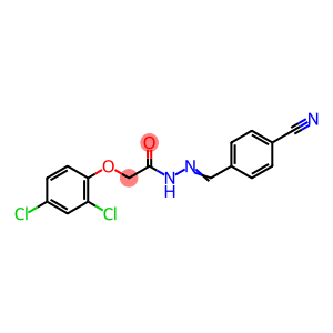 N'-(4-cyanobenzylidene)-2-(2,4-dichlorophenoxy)acetohydrazide