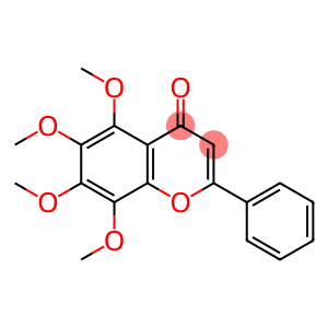 4H-1-Benzopyran-4-one, 5,6,7,8-tetramethoxy-2-phenyl-