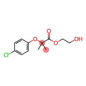 PROPANOIC ACID 2-(4-CHLOROPHENOXY)-2-METHYL-,2-HYDROXYETHYL ESTER