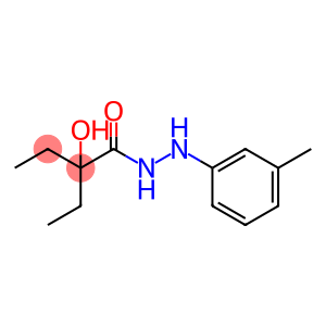2-Ethyl-2-hydroxybutyric acid 2-(m-tolyl)hydrazide
