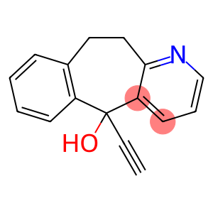 5H-Benzo[4,5]cyclohepta[1,2-b]pyridin-5-ol, 5-ethynyl-10,11-dihydro-