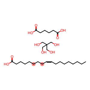 己二酸、2,2-双(羟甲基)-1,3-丙二醇、顺十八碳烯-9-酸的聚合物