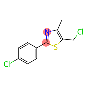 Thiazole, 5-(chloromethyl)-2-(4-chlorophenyl)-4-methyl-