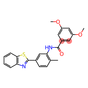 N-[5-(1,3-benzothiazol-2-yl)-2-methylphenyl]-3,5-dimethoxybenzamide