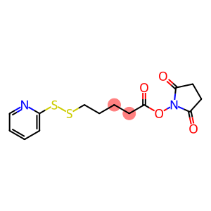 Pentanoic acid, 5-(2-pyridinyldithio)-, 2,5-dioxo-1-pyrrolidinyl ester