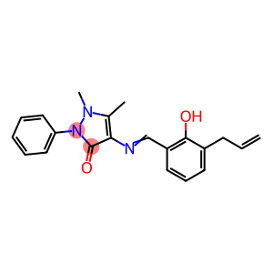 4-[(3-allyl-2-hydroxybenzylidene)amino]-1,5-dimethyl-2-phenyl-1,2-dihydro-3H-pyrazol-3-one