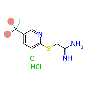 1-AMINO-2-([3-CHLORO-5-(TRIFLUOROMETHYL)-2-PYRIDINYL]SULFANYL)-1-ETHANIMINIUM CHLORIDE