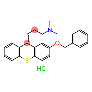 Thioxanthene-Δ9,γ-propylamine, 2-(benzyloxy)-, hydrochloride, (Z)- (8CI)