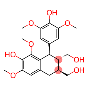 2,3-Naphthalenedimethanol,1,2,3,4-tetrahydro-7-hydroxy-1-(4-hydroxy-3,5-dimethoxyphenyl)-6,8-dimethoxy-,(1R,2S,3S)-