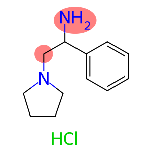 1-Phenyl-2-pyrrolidin-1-ylethylamine, HCl