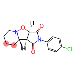 2-(4-CHLOROPHENYL)HEXAHYDROPYRROLO[3',4':4,5]ISOXAZOLO[2,3-A]PYRIDINE-1,3(2H,3AH)-DIONE