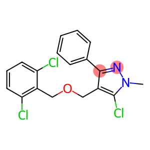 (5-CHLORO-1-METHYL-3-PHENYL-1H-PYRAZOL-4-YL)METHYL 2,6-DICHLOROBENZYL ETHER