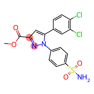 METHYL 1-[4-(AMINOSULFONYL)PHENYL]-5-(3,4-DICHLOROPHENYL)-1H-PYRAZOLE-3-CARBOXYLATE