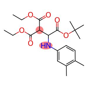 2-(TERT-BUTYL) 1,1-DIETHYL 2-(3,4-DIMETHYLANILINO)-1,1,2-ETHANETRICARBOXYLATE